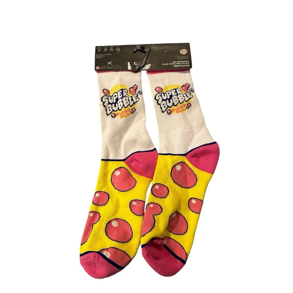 Odd Sox,‎ Super Bubble Fun Themed Dress Socks Novelty Gift Brand New W/ Tags NWT